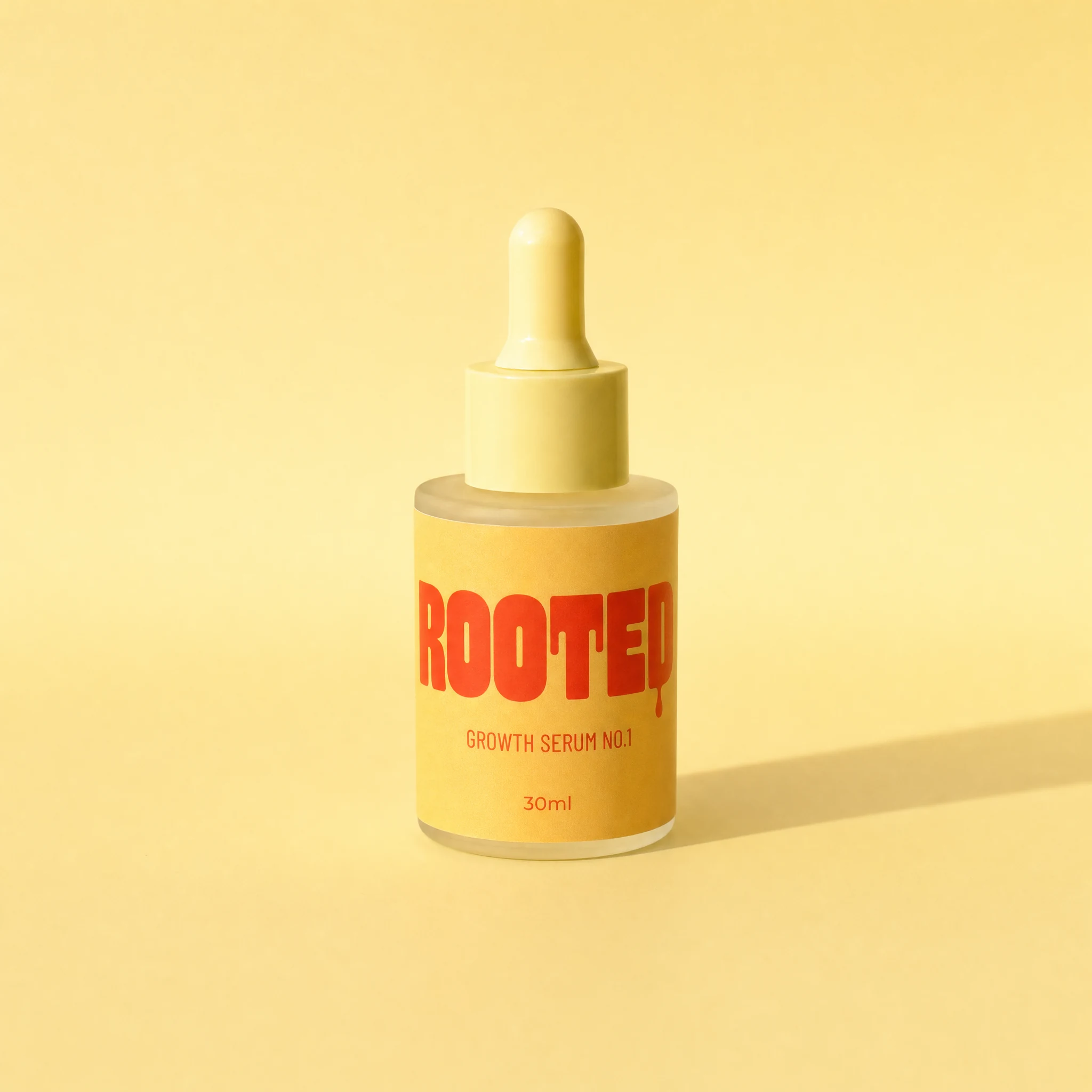Rooted serum — golden hour